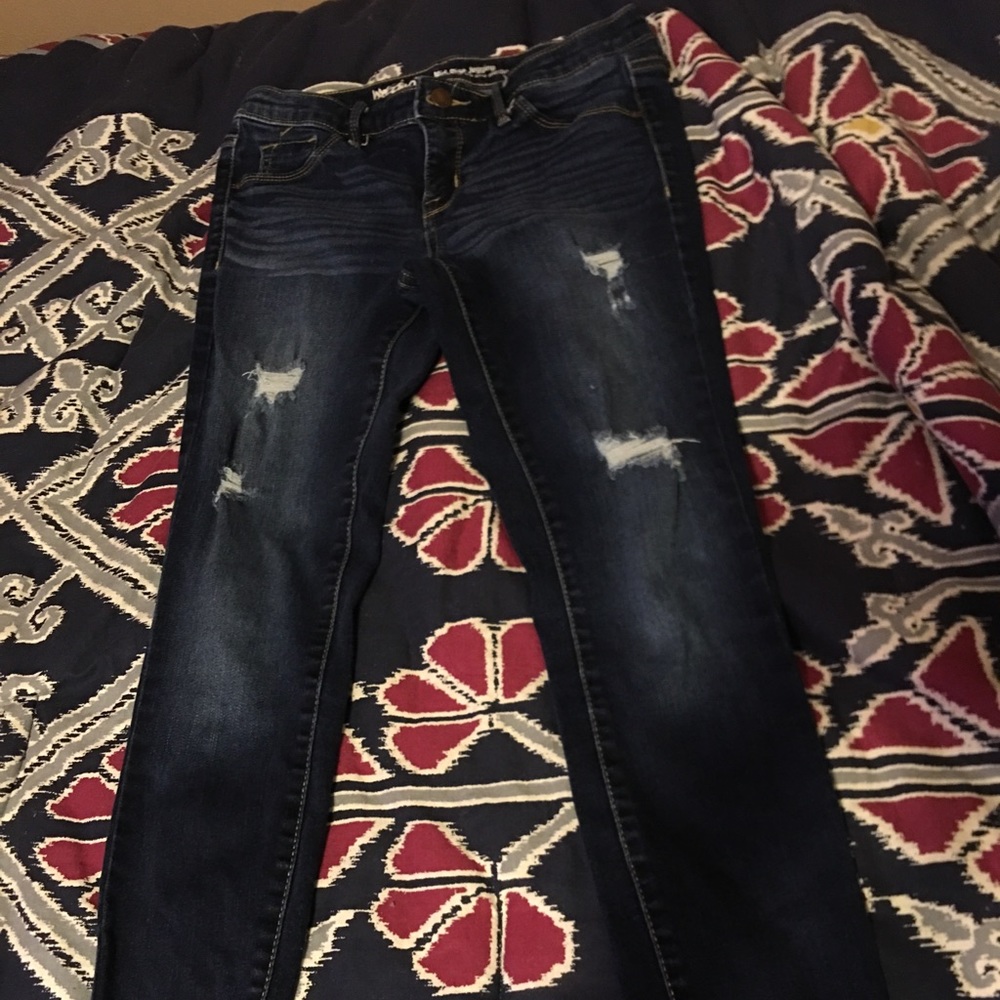 Girls Junior Ripped Jeans